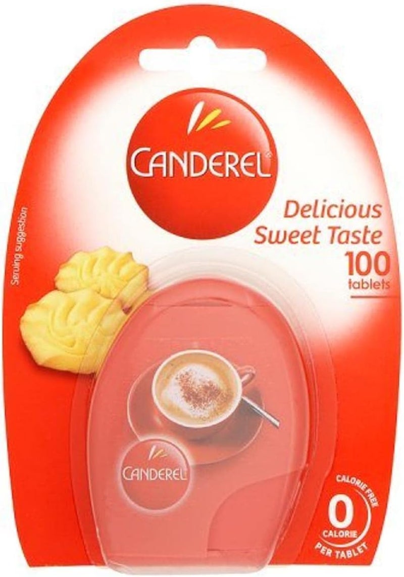 Canderel Sweetener Tablets - 100 Count, Zero Calorie Sugar Alternative
